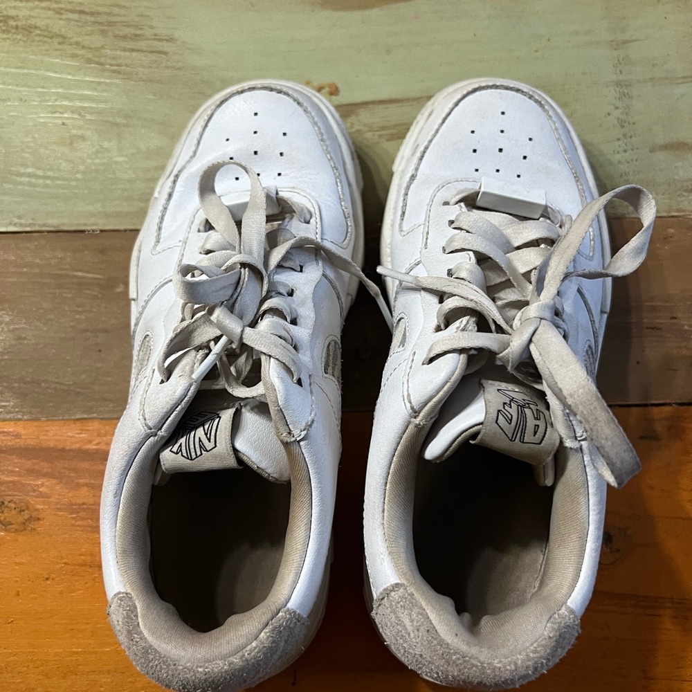 Nike Kids White Sneakers - size 5Y